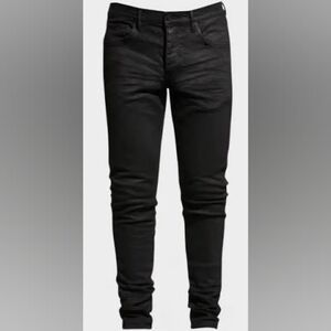 NWOT RAW WAXED & COATED BLACK JOHN ELLIOTT CAST 2 32W JEANS RARE COATING NWOT